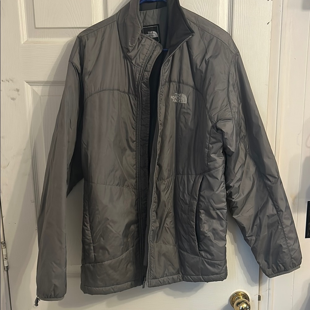 The North Face Men's Charcoal Puffer Jacket
